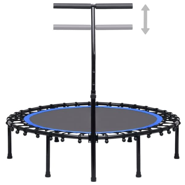 vidaXL Fitness trampoliini kahvalla 122 cm