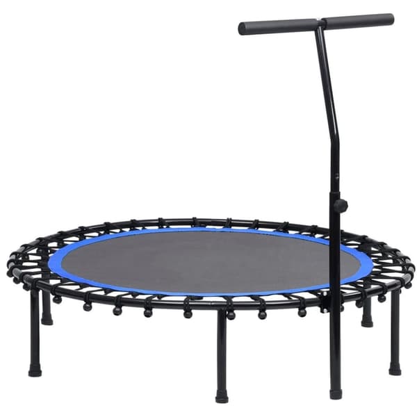 vidaXL Fitness trampoliini kahvalla 122 cm