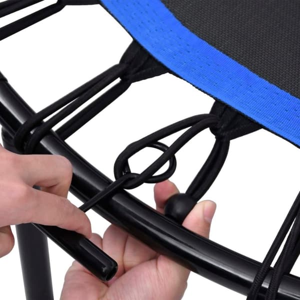 vidaXL Fitness trampoliini kahvalla 102 cm