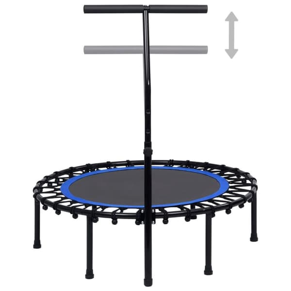 vidaXL Fitness trampoliini kahvalla 102 cm