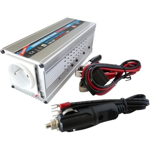 HTC Converter 12/24 V Automatisk 220/240 V 350 W USB 0,5 A