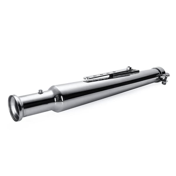 54cm Motorcykel Avgasdämpare Rör aus Chrome med Reducer För Bobber Choppe