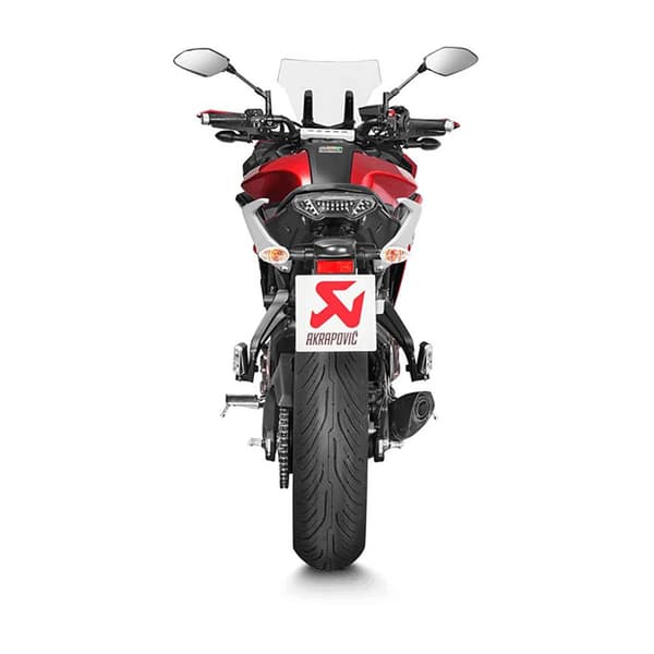 Akrapovic Full Line-järjestelmä Racing Steel&carbon Tracer 700 16/mt-07/fz-07 14/xsr 700 16 Ref:s-y7r2-afc Hopeinen