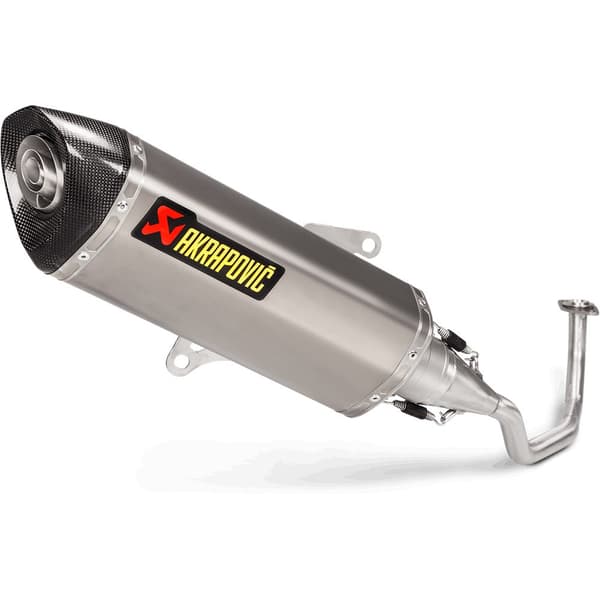 Akrapovic Lyddæmper Racing Forza 125 17-18 Ref:s-h125r5-hrss Sort,Søvfarvet