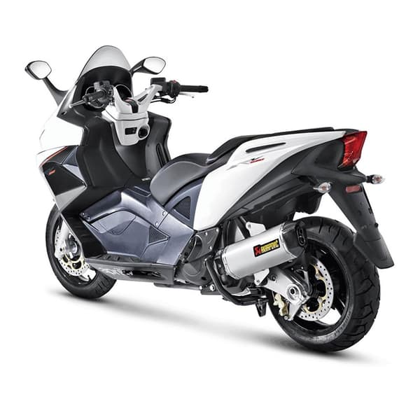 Akrapovic Lyddæmper Slip On Line Steel&carbon Gp 800/srv 850 Ref:s-a8so2-hwss Sort,Søvfarvet