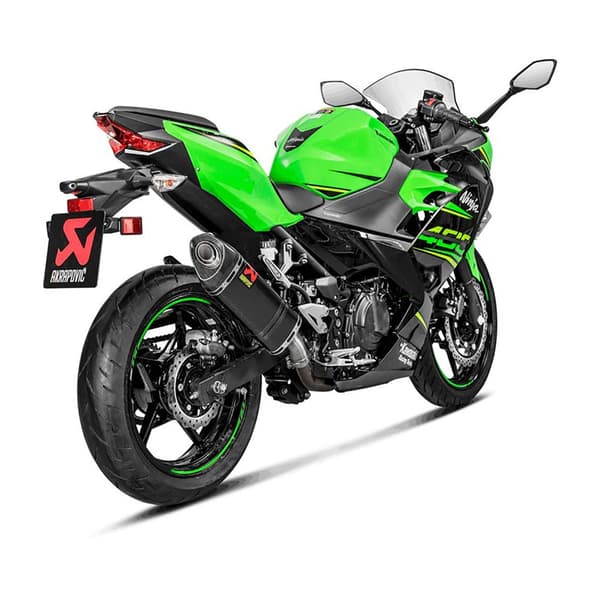 Akrapovic Lyddæmper Slip On Line Carbon Ninja 400 18 Ref:s-k4so6-apc Sort