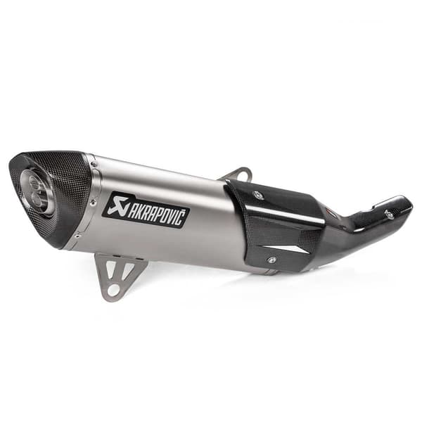 Akrapovic Lyddæmper Slip On Line Titanium C 400 X 20 Ref:s-b4so2-hrt Sort,Søvfarvet