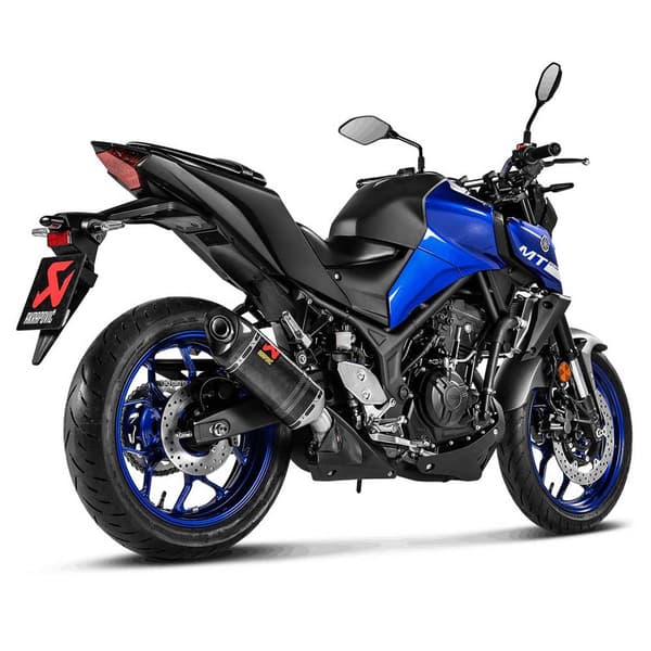Akrapovic Lyddæmper Slip On Line Carbon Fiber Muffler Mt-03 19 Ref:s-y2so16-hapc/1 Sort