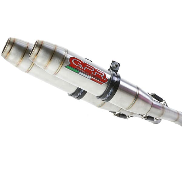 Gpr Exhaust Systems Cat Homologeret Lyddæmper Deeptone Inox Dual Slip On 848 07-13 Søvfarvet