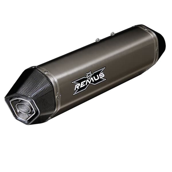 Remus Hexacone Titanium Homologoitu Slip On-äänenvaimennin R 1200 Rt 92 Kw 14 Hopeinen