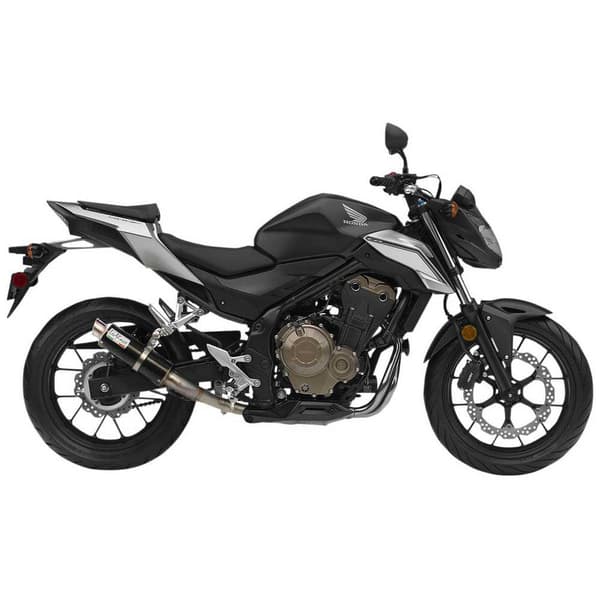 Leovince Carbon Slip On Lyddæmper Gp Corsa Honda Cbr 500 16 3384 Sort