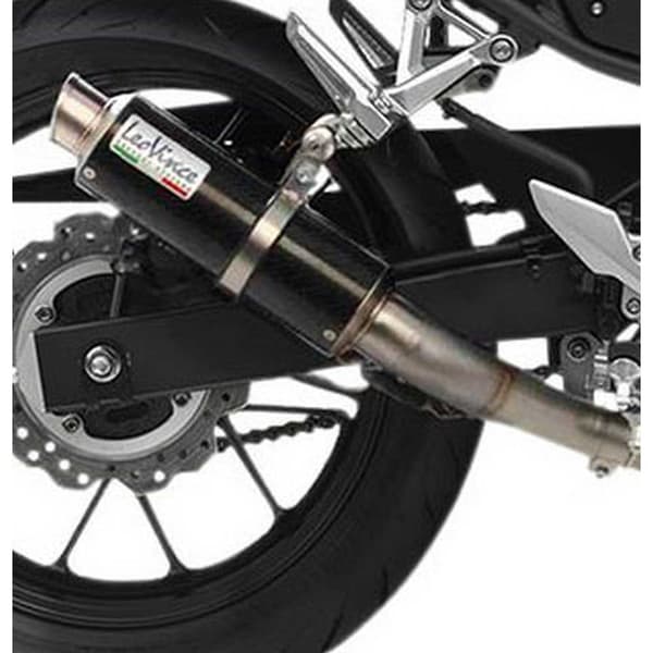 Leovince Carbon Slip On Ljuddämpare Gp Corsa Honda Cbr 500 16 3384 Svart