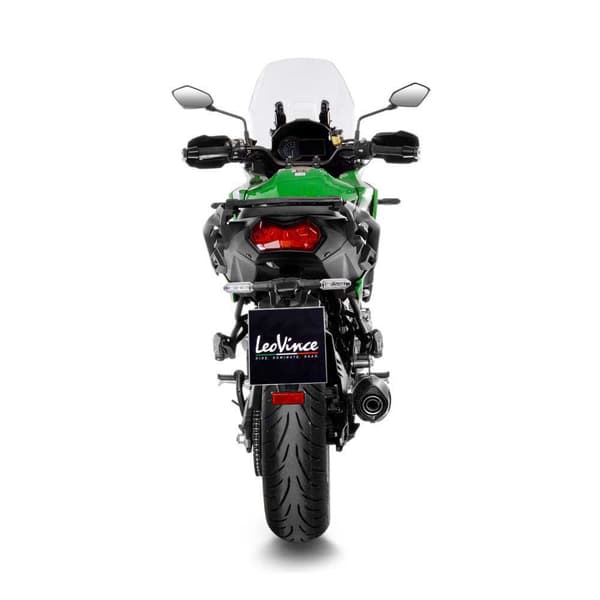 Leovince Homologeret Lyddæmper I Rustfrit Stål Og Kulstof Lv One Evo Kawasaki Versys 1000 19-22 Ref:14304e Søvfarvet