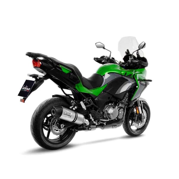 Leovince Homologeret Lyddæmper I Rustfrit Stål Og Kulstof Lv One Evo Kawasaki Versys 1000 19-22 Ref:14304e Søvfarvet