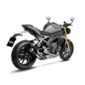 Miniatyrbild 2 av 4: Leovince Homologerad Ljuddämpare I Rostfritt Stål Lv-10 Black Edition Triumph Speed Triple 1200 Rr/rs 21-22 Ref:15247b Silver