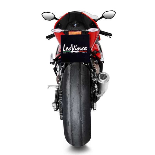 Leovince Homologerad Ljuddämpare I Rostfritt Stål Lv-10 Bmw S 1000 R 21-22/s 1000 Rr 19-22 Ref:15241 Silver