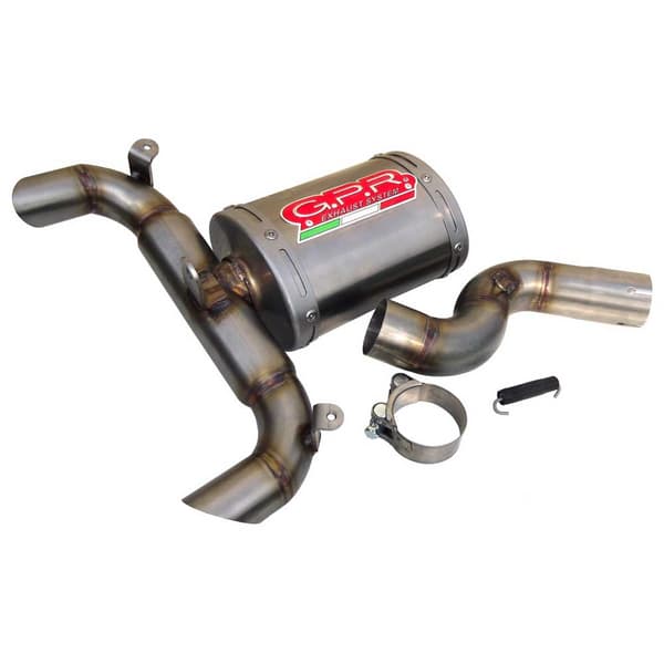 Gpr Exhaust Systems Ghost Aluminium Slip On Lyddæmper Homologeret Gsr 600 06-11 Søvfarvet
