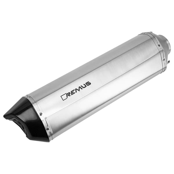 Remus Rustfrit Stål R Black Hawk 1250 Rt 19 Homologeret Glide På Lyddæmper Søvfarvet