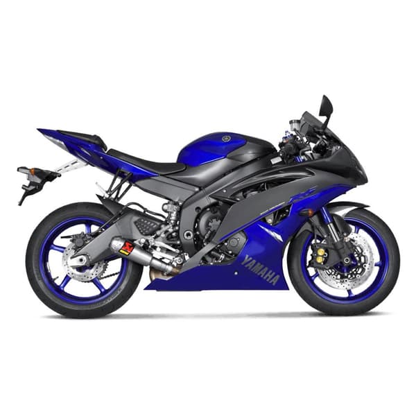 Akrapovic Lyddæmper Slip On Line Titanium Yzf-r6 06-18 Ref:s-y6so10-ahbt Søvfarvet