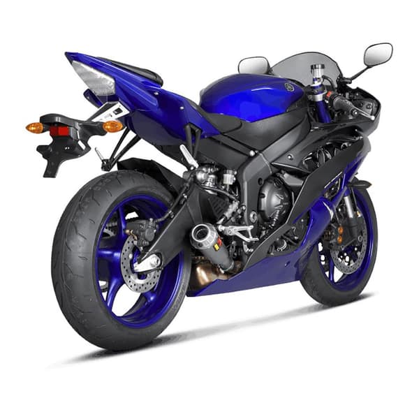 Akrapovic Lyddæmper Slip On Line Titanium Yzf-r6 06-18 Ref:s-y6so10-ahbt Søvfarvet