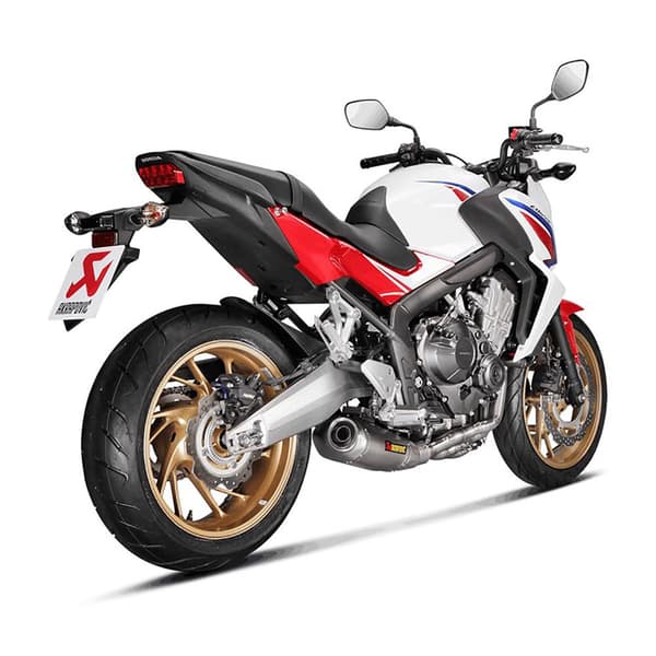 Akrapovic Full Line System Racing Line Steel&titanium Cb 650f 14/cbr 650f 14 Ref:s-h6r11-aft Søvfarvet