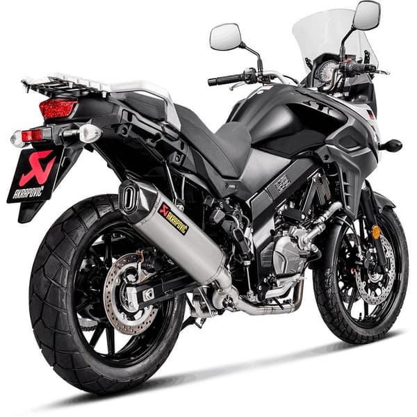 Akrapovic Full Line System Racing Steel&titanium V-strom 650 Ref:s-s6r9-wt Søvfarvet