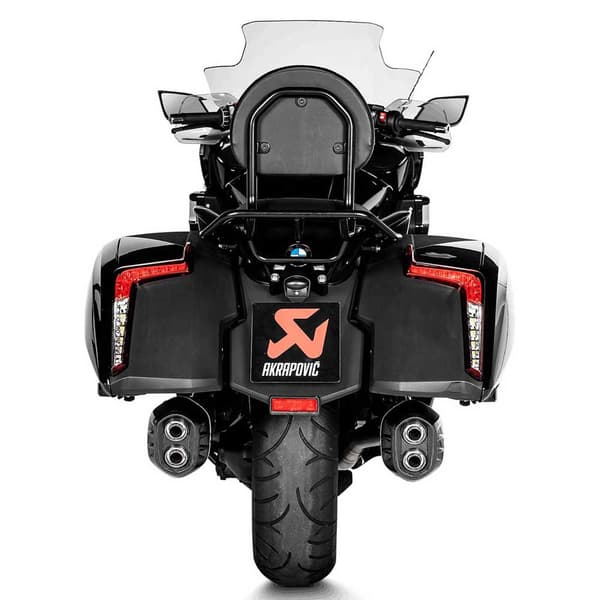 Akrapovic Ljuddämpare Slip On Line Titanium/carbon Fiber Mufflers K1600b 17-20 Ref:s-b16so3-hraatbl Svart
