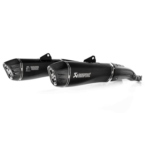 Akrapovic Lyddæmper Slip On Line Titanium/carbon Fiber Mufflers K1600b 17-20 Ref:s-b16so3-hraatbl Sort