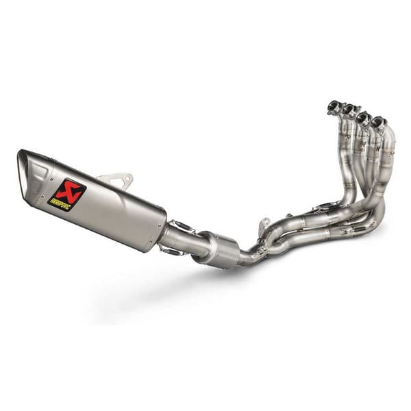 Akrapovic Full Line System Track Day Slip On Line Titanium Muffler Cbr 1000rr-r Fireblade/sp 20 Ref:s-h10so25-aplt/td Søvfarvet