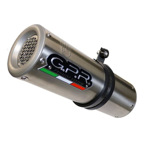 Gpr Exclusive Homologoitu äänenvaimennin M3 Inox Slip On Griso 1100 05-08 Hopeinen