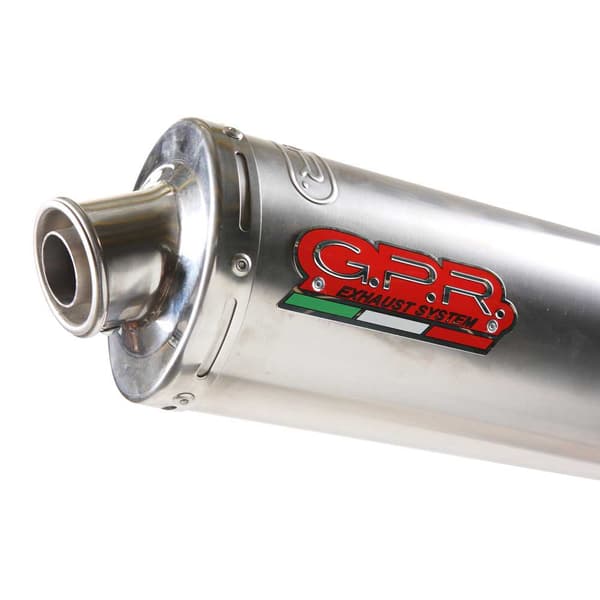 Gpr Exhaust Systems Dobbeltbolt På Lydpotte Zxr Tondo/round Inox 400 R 90-98 Homologeret Søvfarvet