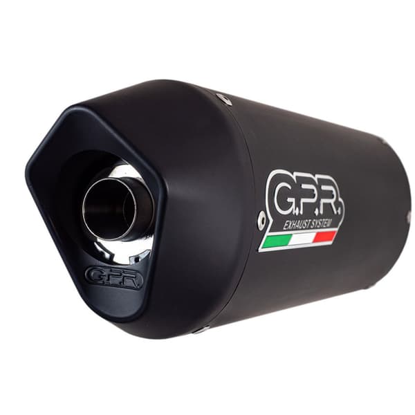 Gpr Exclusive Furore Evo4 Slip On äänenvaimennin Hyväksytty Xmf 125 21-22 Euro 5 Musta