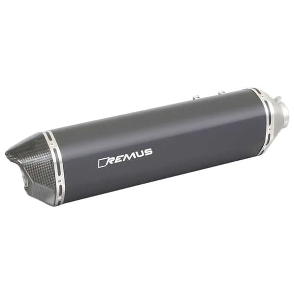 Remus Black Hawk Rustfrit Stål Homologeret Slip On-lydpotte C650 Sport C650 Gt 3c65 44kw 16 Sort