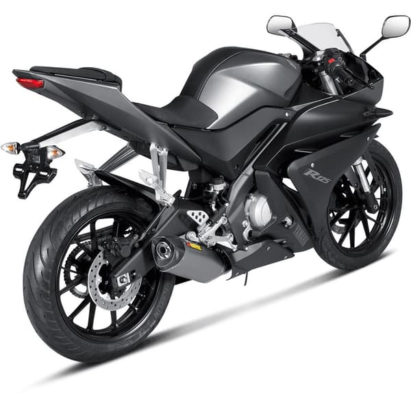 Akrapovic Full Line -järjestelmä Racing Titanium&carbon Yzf-r125 14-18 Ref:s-y125r4-hrt Hopeinen