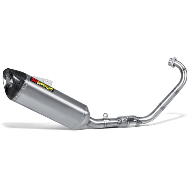 Akrapovic Full Line -järjestelmä Racing Titanium&carbon Yzf-r125 14-18 Ref:s-y125r4-hrt Hopeinen