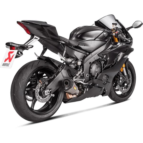 Akrapovic Lyddæmper Slip On Line Titanium Yzf-r6 10-18 Ref:s-y6so9-asz Sort,Søvfarvet