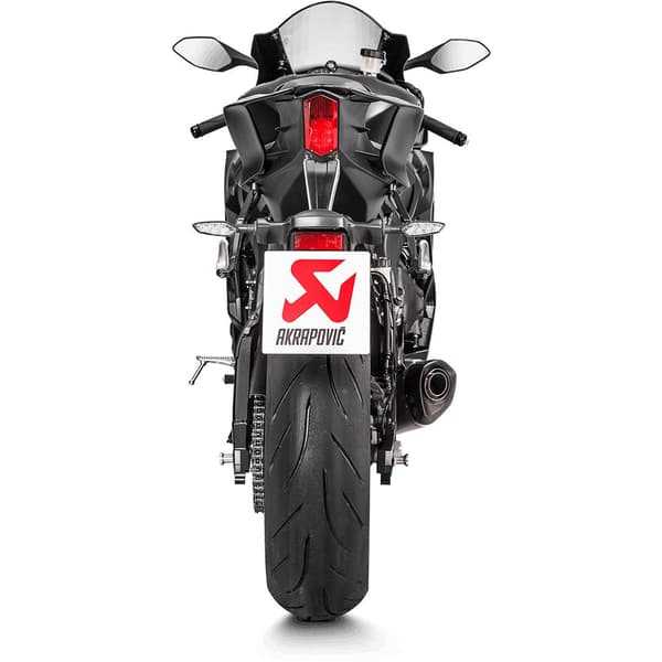 Akrapovic Lyddæmper Slip On Line Titanium Yzf-r6 10-18 Ref:s-y6so9-asz Sort,Søvfarvet