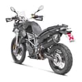 Miniatyrbild 3 av 5: Akrapovic Ljuddämpare Slip On Line Titanium F 650gs/f 700gs/f 800gs Adventure Ref:s-b8so6-hzaabl Svart