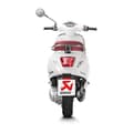 Miniatyrbillede 4 af 5: Akrapovic Full Line System Racing Line Steel&carbon Primavera 125-150ie/sprint 125-150ie Ref:s-ve125r2-hzbl Sort