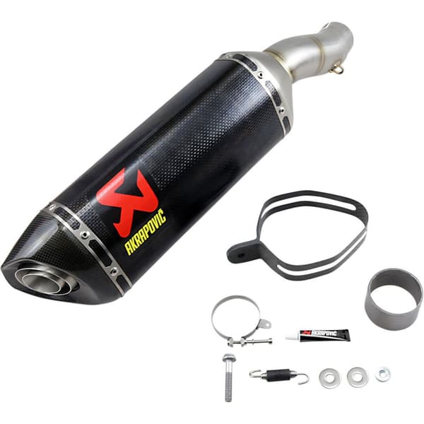Akrapovic Lyddæmper Muffler Cf/cf Zx6r 09-19 Ref:s-k6so7-zc Sort