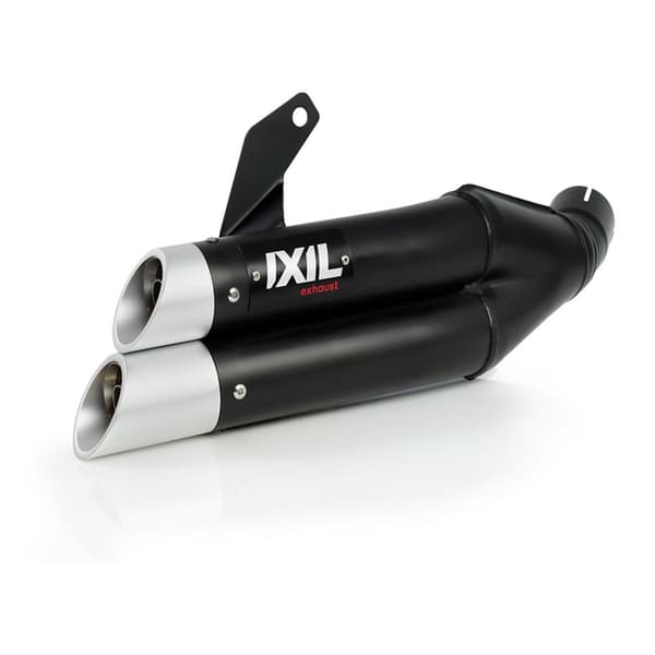Ixil Homologoitu Ruostumattomasta Teräksestä Valmistettu Full Line-järjestelmä Dual Hyperlow Xl Kawasaki Z 650 Ninja 650 17-19 Hopeinen