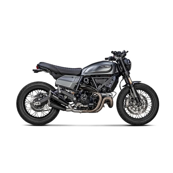Akrapovic Ikke Homologeret Rustfrit Stål Slip On-lydpotte Black Edition Ducati Ref:s-d8so6-isssbl Søvfarvet