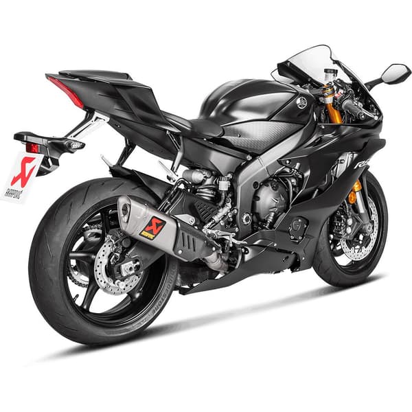 Akrapovic Full Line -järjestelmä Racing Steel&titanium Yzf-r6 Ref:s-y6r9-apt Hopeinen