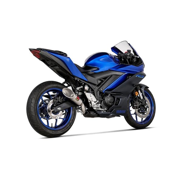 Akrapovic Ei Homologoitua Titanium Slip On-äänenvaimenninta Yamaha Ref:s-y3so6-ivoss Hopeinen