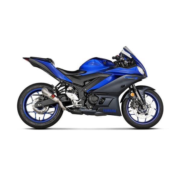 Akrapovic Ei Homologoitua Titanium Slip On-äänenvaimenninta Yamaha Ref:s-y3so6-ivoss Hopeinen