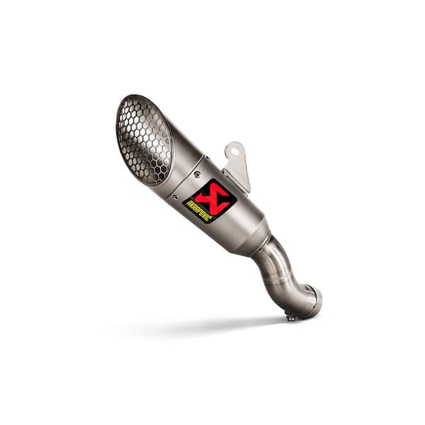 Akrapovic Ei Homologoitua Titanium Slip On-äänenvaimenninta Yamaha Ref:s-y3so6-ivoss Hopeinen