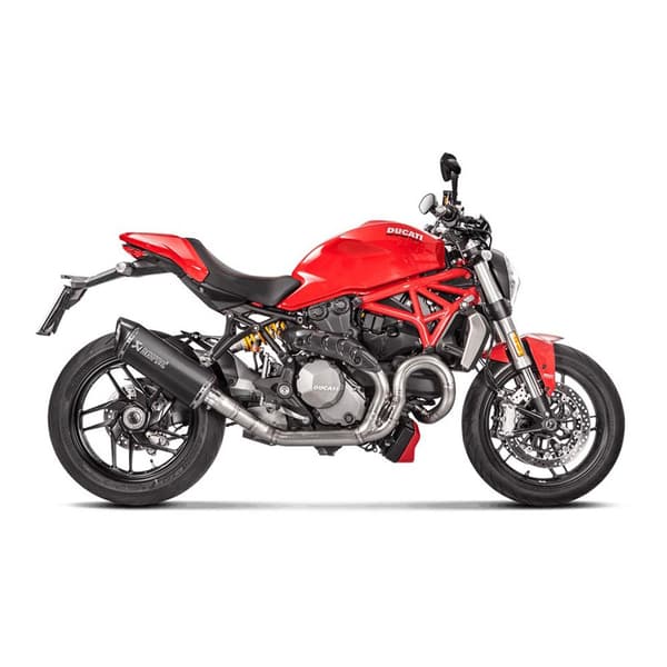 Akrapovic Lyddæmper Slip On Line Monster 1200-s/monster 821 17-18 Ref:s-d12so8-rtbl Sort