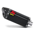 Miniatyrbillede 1 af 2: Akrapovic Lyddæmper Slip On Line Carbon Yzf-r6 08-09 Ref:s-y6so7-hzc Sort