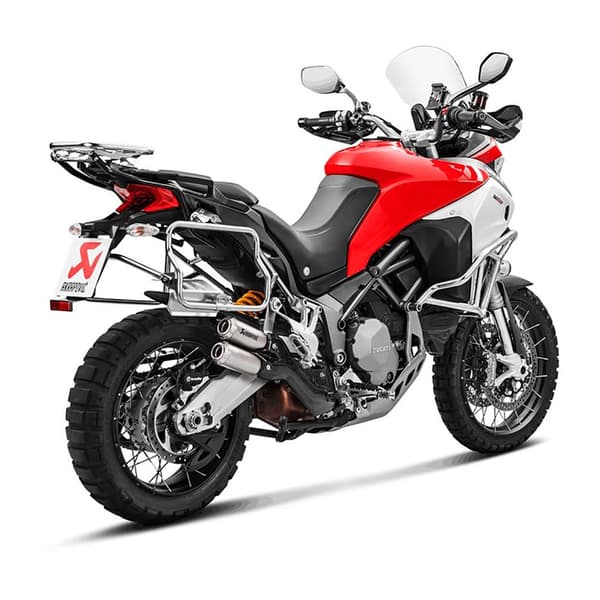 Akrapovic Äänenvaimennin Slip On Line Titanium&carbon Multistrada 950/1200 17-18 Ref:s-d9so10-hifft Musta,Hopeinen