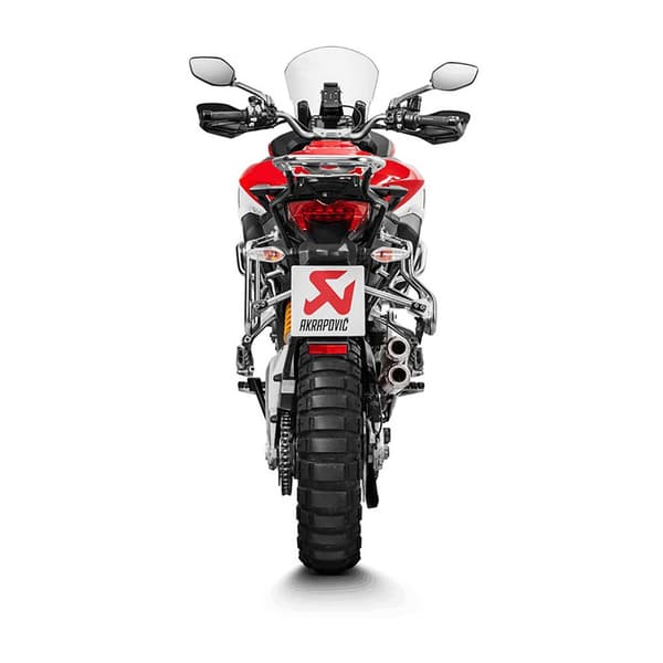Akrapovic Äänenvaimennin Slip On Line Titanium&carbon Multistrada 950/1200 17-18 Ref:s-d9so10-hifft Musta,Hopeinen